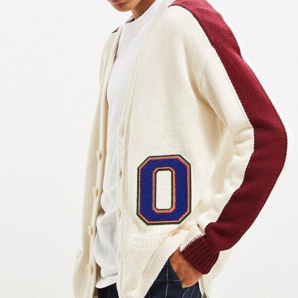 Urban Outfitters Unisex/Men's Varsity Cardigan - Picture 1 of 4